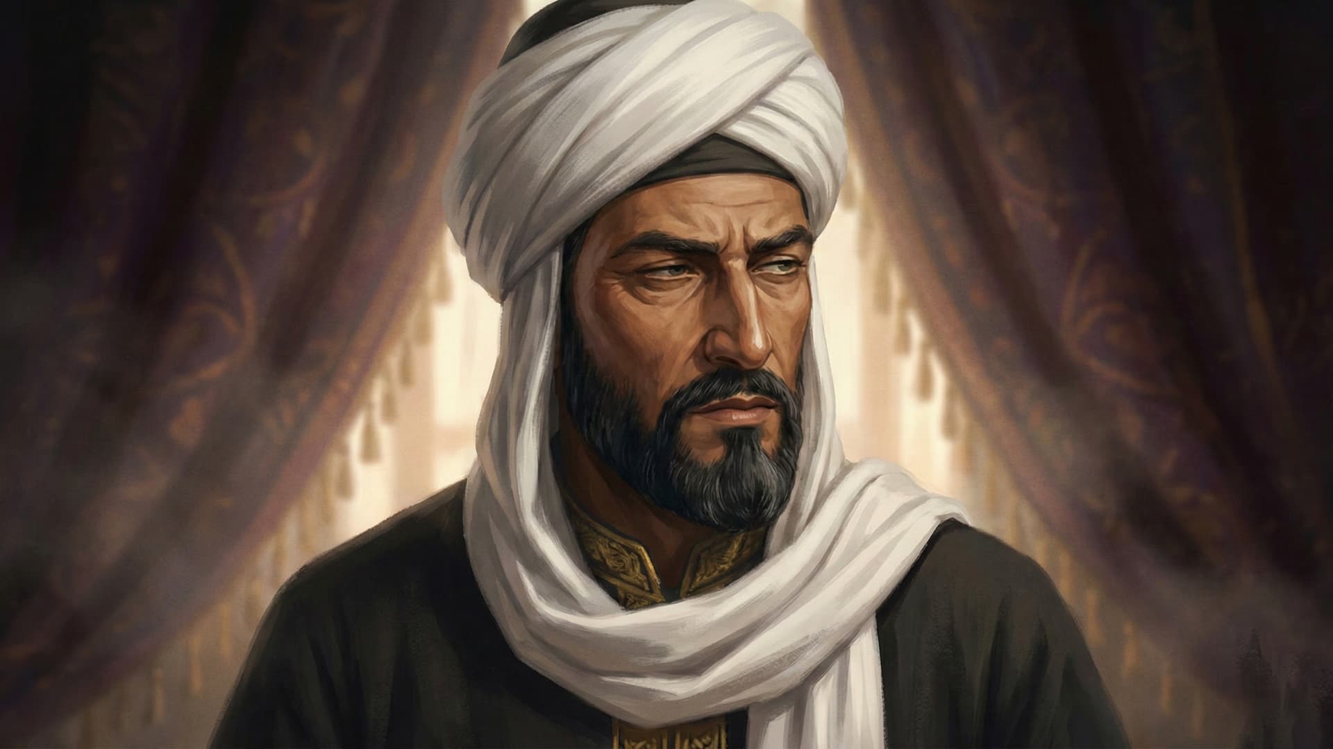 Saladin calculates the ransom terms that would determine the fate of Jerusalem's people